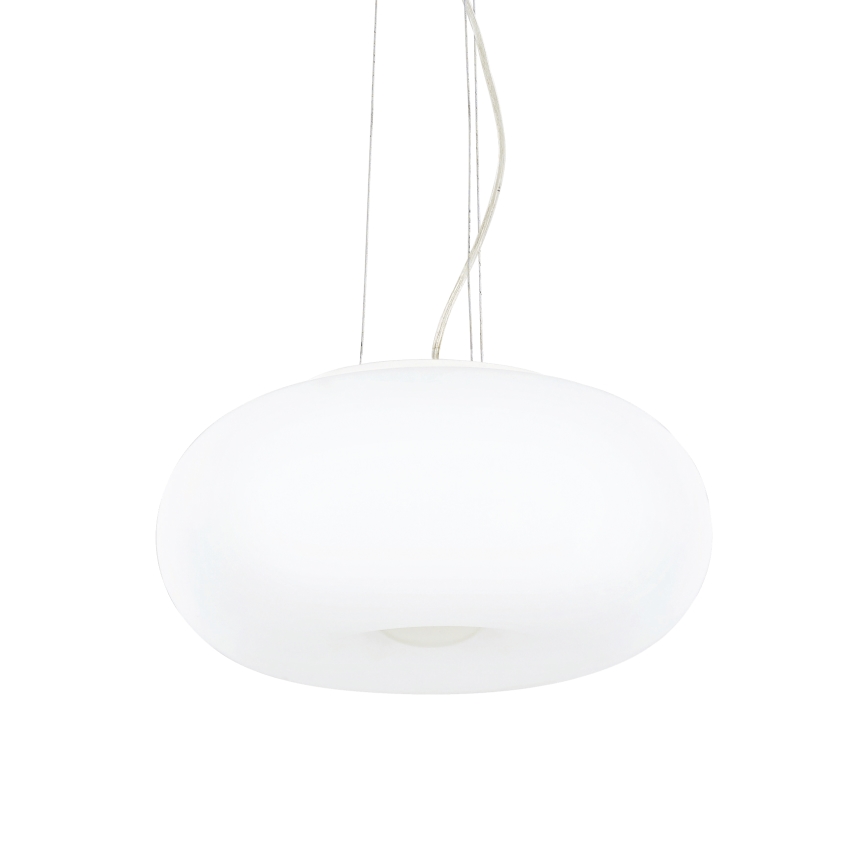 Ideal Lux - Hängeleuchte ULISSE mit Kabelaufhängung, 3xE27/60W/230V, Ø 42 cm, weiß