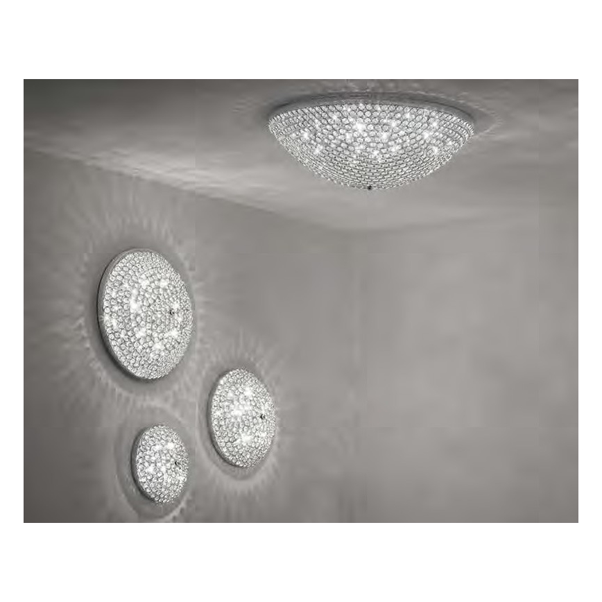 Ideal Lux - Kristall-Deckenleuchte ORION 12xG9/40W/230V