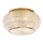 Ideal Lux - Kristall-Deckenleuchte PASHA 6xE14/40W/230V d 40 cm golden
