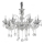 Ideal Lux - Kristall-Kronleuchter an Kette COLOSSAL 8xE14/40W/230V d 78 cm glänzendes Chrom