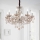 Ideal Lux - Kristall-Kronleuchter an Kette ROSE 8xE14/40W/230V d 78 cm beige