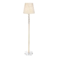 Ideal Lux - Kristall-Stehleuchte QUEEN 1xE27/60W/230V golden