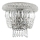 Ideal Lux - Kristall-Wandleuchte DUBAI 2xE14/28W/230V glänzendes Chrom