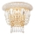 Ideal Lux - Kristall-Wandleuchte DUBAI 2xE14/28W/230V golden