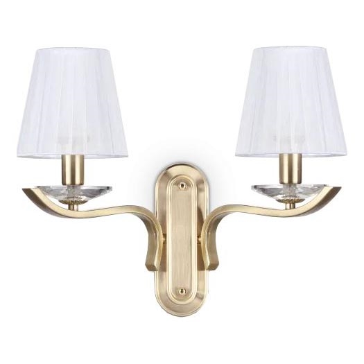 Ideal Lux - Kristall-Wandleuchte PEGASO 2xE14/28W/230V golden