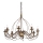 Ideal Lux - Kronleuchter an Kette CORTE 8xE14/40W/230V d 80 cm kupfern