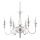 Ideal Lux - Kronleuchter an Kette DOGE 6xE14/40W/230V d 75 cm glänzendes Chrom