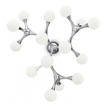 Ideal Lux - LED-Anbauleuchte NODINO 15xG9/15W/230V weiß
