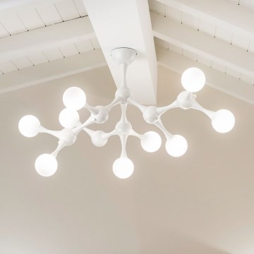 Ideal Lux - LED-Anbauleuchte NODINO 9xG9/3W/230V weiß
