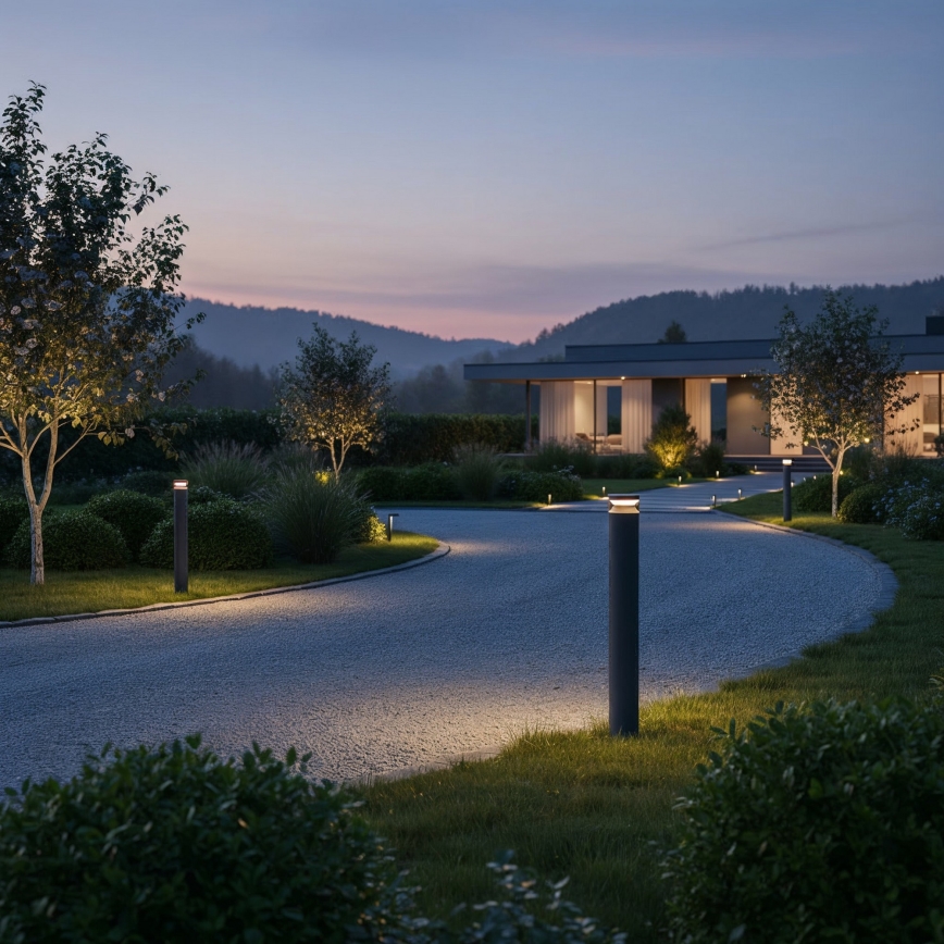 Ideal Lux - LED-Außenleuchte BOEING LED/14W/230V 100 cm CRI 90 IP65 anthrazit