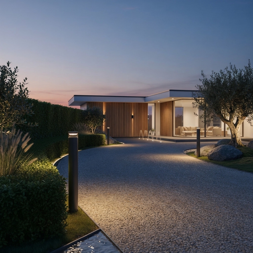 Ideal Lux - LED-Außenleuchte BOEING LED/14W/230V 100 cm CRI 90 IP65 schwarz