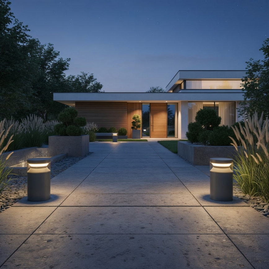 Ideal Lux - LED-Außenleuchte BOEING LED/14W/230V 15 cm CRI 90 IP65 anthrazit