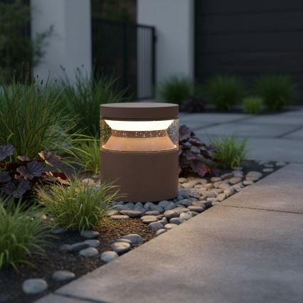 Ideal Lux - LED-Außenleuchte BOEING LED/14W/230V 15 cm CRI 90 IP65 braun