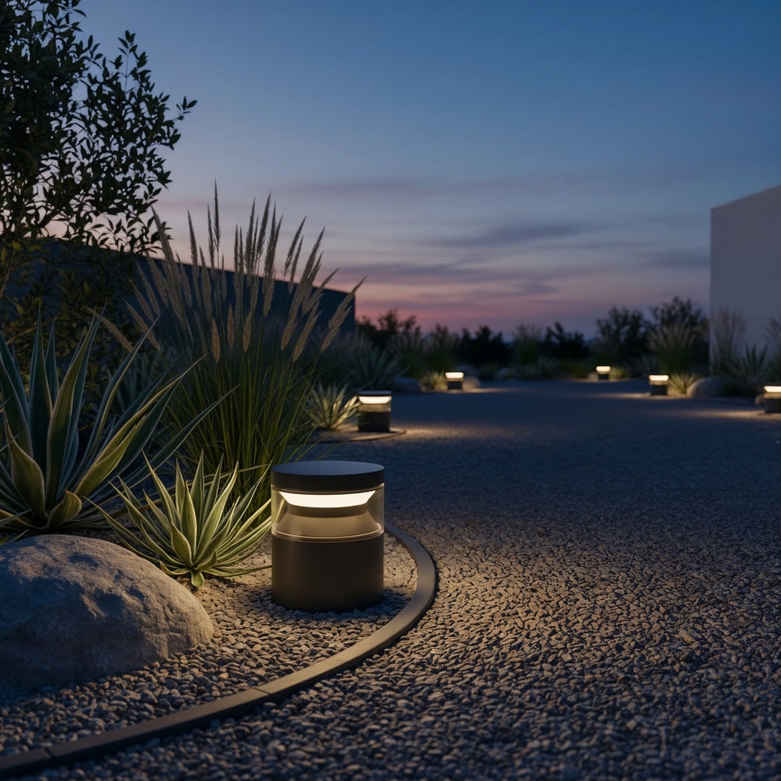 Ideal Lux - LED-Außenleuchte BOEING LED/14W/230V 15 cm CRI 90 IP65 schwarz