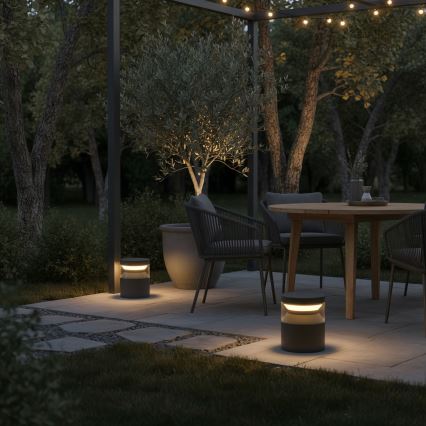 Ideal Lux - LED-Außenleuchte BOEING LED/14W/230V 15 cm CRI 90 IP65 schwarz