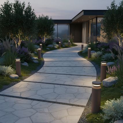 Ideal Lux - LED-Außenleuchte BOEING LED/14W/230V 40 cm CRI 90 IP65 braun