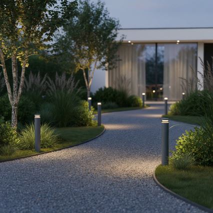 Ideal Lux - LED-Außenleuchte BOEING LED/14W/230V d 70 cm CRI 90 IP65 anthrazit