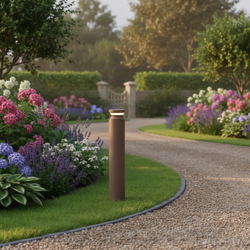 Ideal Lux - LED-Außenleuchte BOEING LED/14W/230V d 70 cm CRI 90 IP65 braun