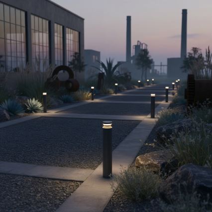 Ideal Lux - LED-Außenleuchte BOEING LED/14W/230V d 70 cm CRI 90 IP65 schwarz