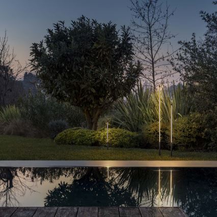 Ideal Lux - LED-Außenleuchte JEDI LED/19W/230V 120 cm CRI 90 IP65 Anthrazit