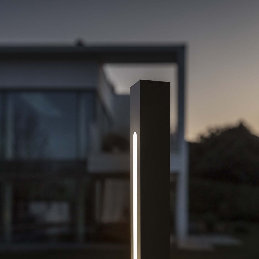 Ideal Lux - LED-Außenleuchte JEDI LED/19W/230V 120 cm CRI 90 IP65 Anthrazit