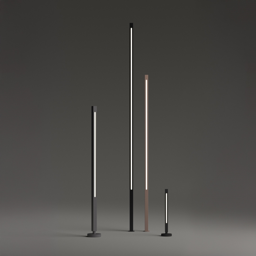 Ideal Lux - LED-Außenleuchte JEDI LED/25W/230V 160 cm CRI 90 IP65 braun