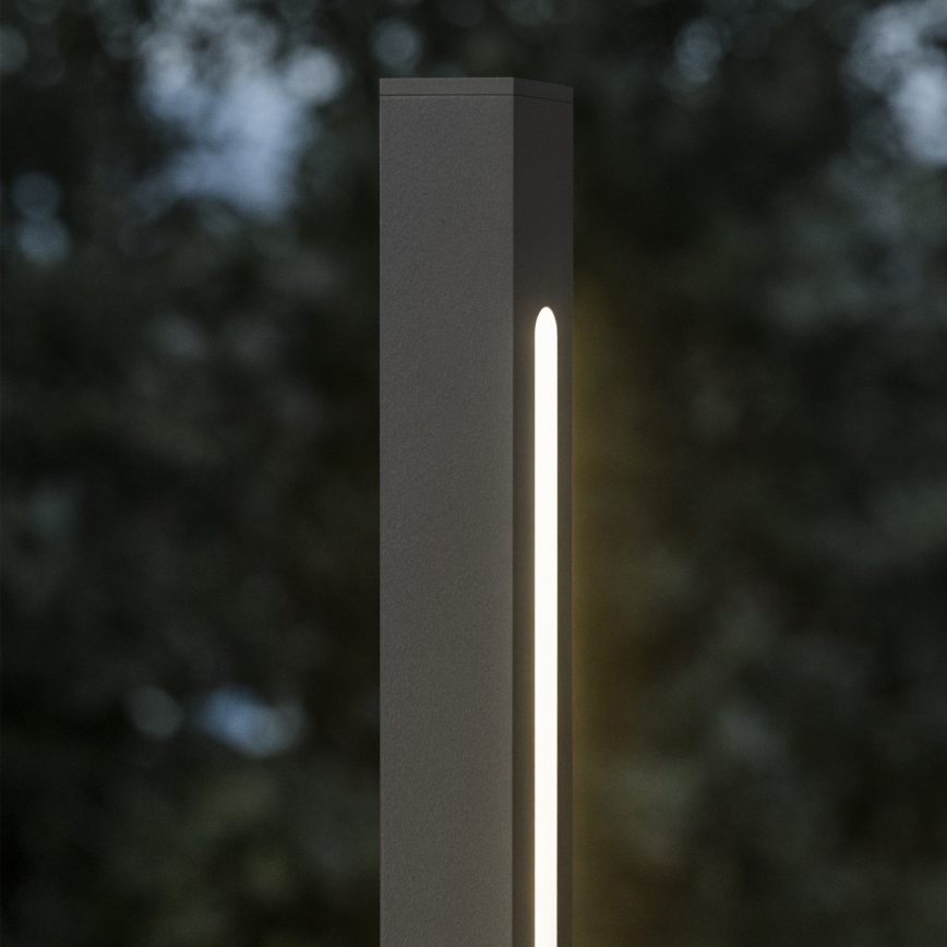 Ideal Lux - LED Außenleuchte JEDI LED/7W/230V 40 cm CRI 90 IP65 Anthrazit