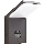 Ideal Lux - LED-Außenleuchte mit Sensor STYLE LED/9W/230V 4000K CRI 90 IP54 anthrazit