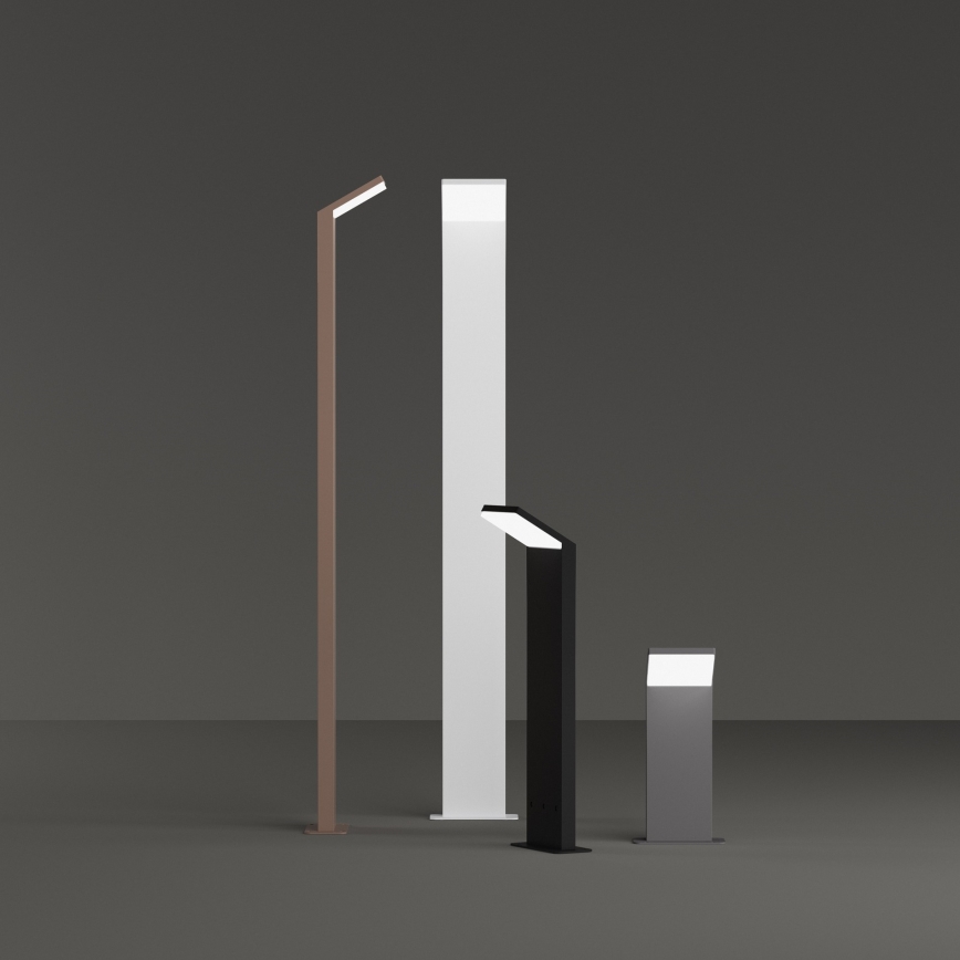 Ideal Lux - LED-Außenleuchte STYLE LED/8,5W/230V 4000K 50 cm CRI 90 IP54 schwarz