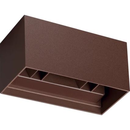 Ideal Lux - LED Außenwandleuchte ATOM LED/25W/230V CRI 90 IP54 braun