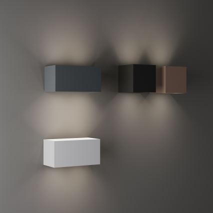 Ideal Lux - LED Außenwandleuchte ATOM LED/25W/230V CRI 90 IP54 braun