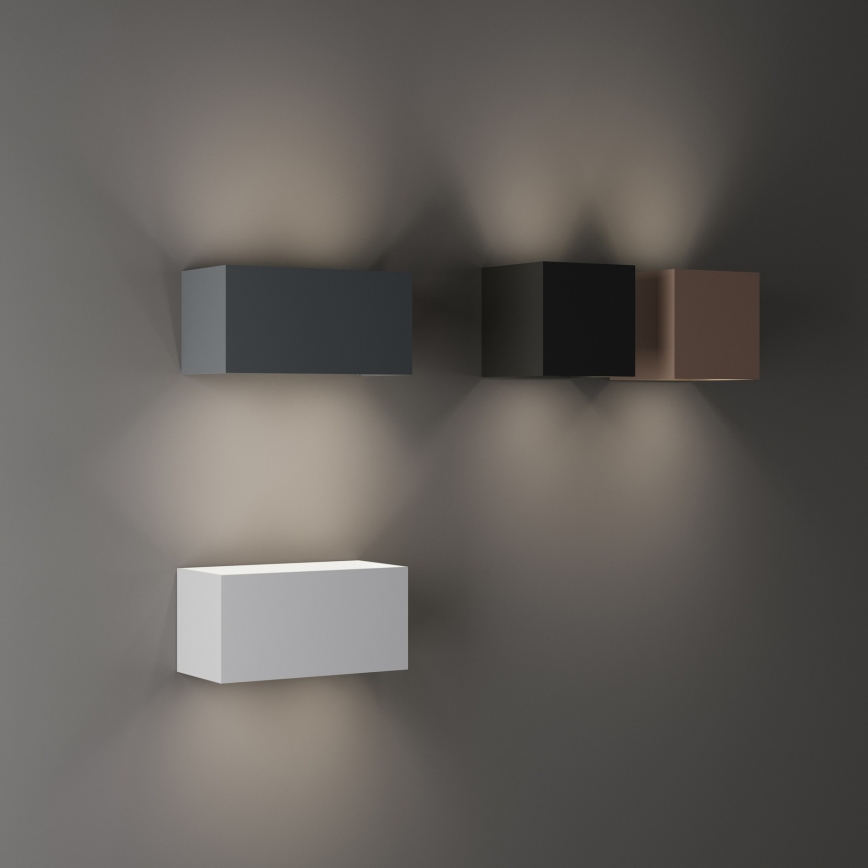 Ideal Lux - LED Außenwandleuchte ATOM LED/25W/230V CRI 90 IP54 braun