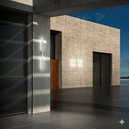 Ideal Lux - LED-Außenwandleuchte LINEA LED/20W/230V CRI 90 104 cm IP54 weiß