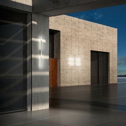 Ideal Lux - LED-Außenwandleuchte LINEA LED/23W/230V CRI 90 144 cm IP54 weiß