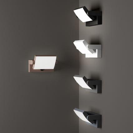 Ideal Lux - LED-Außenwandleuchte SWIPE mit Sensor, LED 21 W, 230 V, CRI 90, IP54, grau