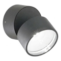 Ideal Lux - LED-Außenwandleuchte OMEGA LED/7W/230V CRI 90 IP54 anthrazit