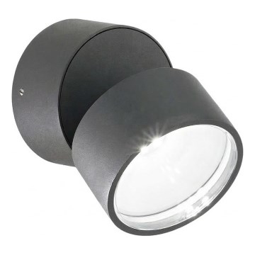 Ideal Lux - LED-Außenwandleuchte OMEGA LED/7W/230V CRI 90 IP54 anthrazit