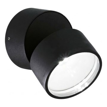 Ideal Lux - LED-Außenwandleuchte OMEGA LED/7W/230V CRI 90 IP54 schwarz