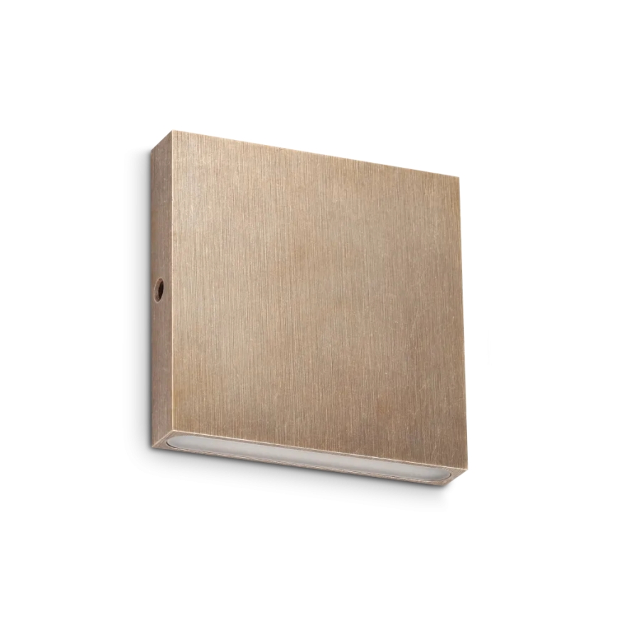 Ideal Lux - LED Außenwandleuchte POST-IT LED/3W/12V CRI 90 Messing