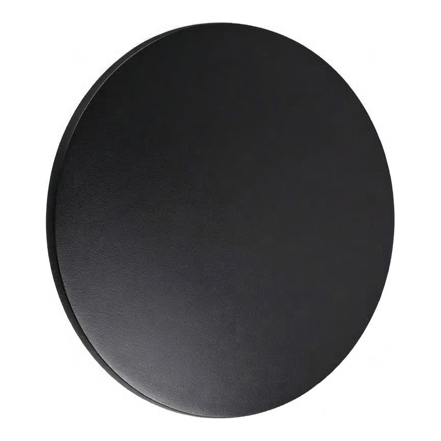 Ideal Lux - LED-Außen-Wandleuchte PUNTO LED/16W/230V CRI 90 Ø 30 cm IP54 schwarz