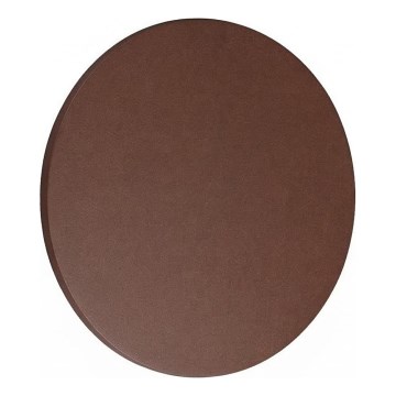 Ideal Lux - LED-Außenwandleuchte PUNTO LED/9W/230V CRI 90 Ø 18 cm IP54 braun