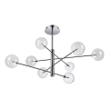 Ideal Lux - LED-Deckenleuchte an Stange EQUINOXE 8xG4/2W/230V d 128 cm glänzendes Chrom/klar
