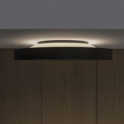 Ideal Lux - LED-Deckenleuchte FLY LED/26W/230V 2700K d 45 cm CRI 90 IP40 schwarz