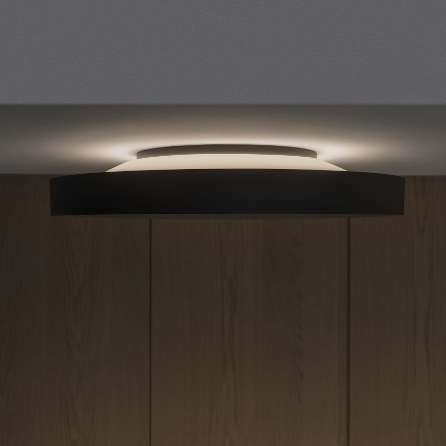 Ideal Lux - LED-Deckenleuchte FLY LED/26W/230V 2700K d 45 cm CRI 90 IP40 schwarz