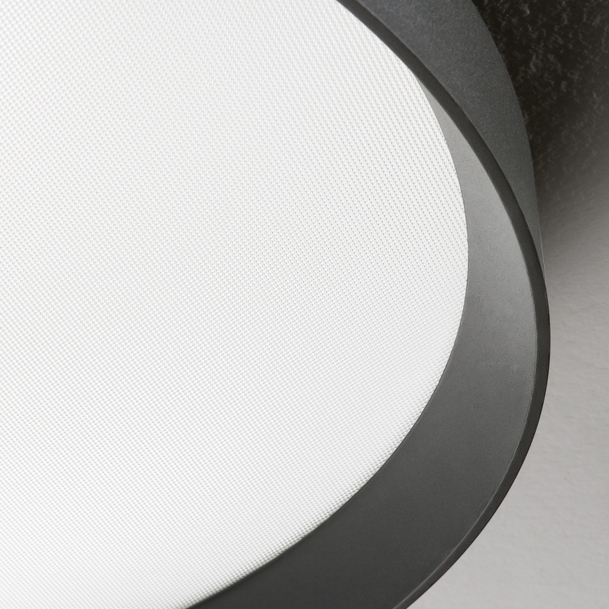 Ideal Lux - LED-Deckenleuchte FLY LED/26W/230V 2700K d 45 cm CRI 90 IP40 schwarz
