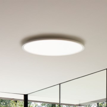 Ideal Lux - LED-Deckenleuchte FLY LED/68W/230V 3000K d 90 cm CRI 90 IP40 weiß