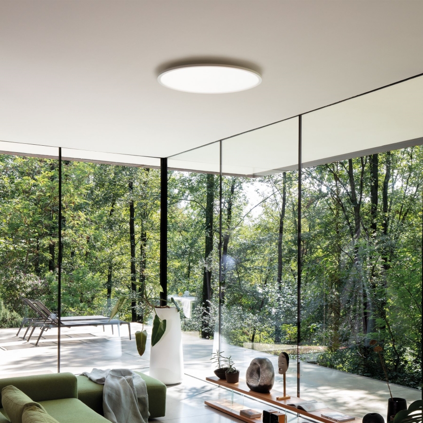Ideal Lux - LED-Deckenleuchte FLY LED/68W/230V 3000K d 90 cm CRI 90 IP40 weiß