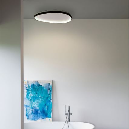 Ideal Lux - LED-Deckenleuchte GEMINI LED/42W/230V d 81 cm CRI 90 schwarz