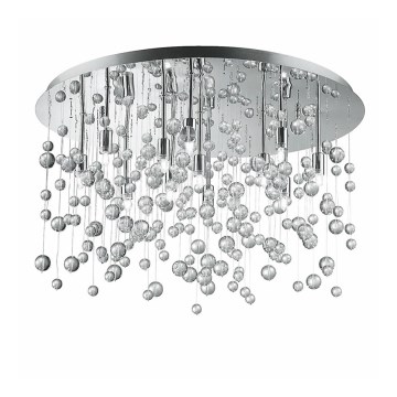 Ideal Lux - LED-Deckenleuchte NEVE 12xG9/3W/230V Ø 63 cm hochglänzender Chrom