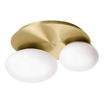 Ideal Lux - LED-Deckenleuchte NINFEA 2xGX53/9W/230V golden